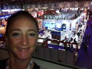 Kirsty at The World Travel Market, London, 2013